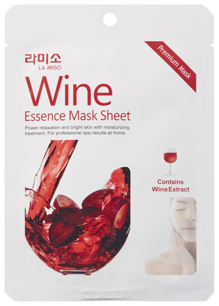 фото Маска для лица la miso wine essence mask sheet 21 г