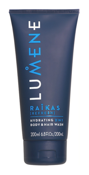 фото Гель для душа lumene raikas [refresh] hydrating 2in1 body & hair wash 200 мл