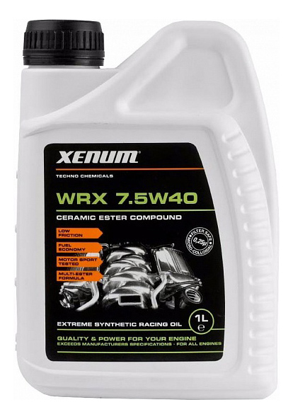 Моторное масло Xenum WRX 7.5W40 1 л