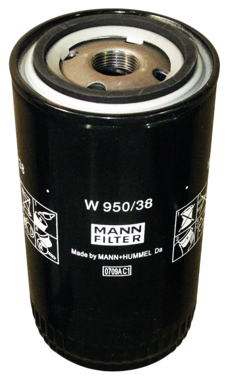 фото Фильтр масляный двигателя mann-filter w950/38