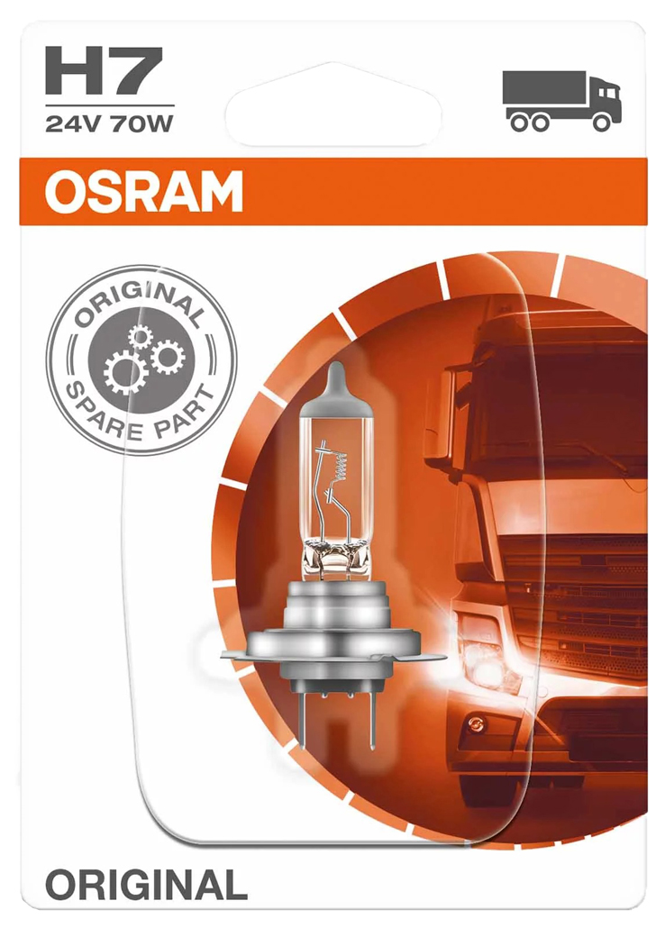 фото Лампа галогенная osram original line 70w h7 64215-01b