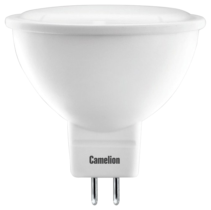 фото Светодиодная лампа camelion basicpower led8-s108/830/gu5,3 12871 белый