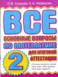 

Все Основные Вопросы по Математике для Итоговой Аттестации, 2 класс
