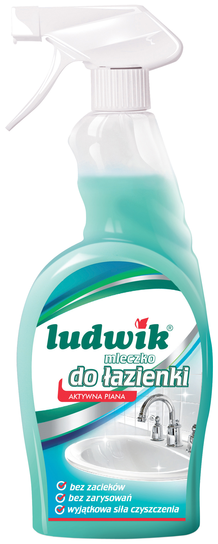 Универсальное чистящее средство Ludwik молочко для ванной комнаты 750 мл