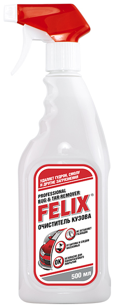 фото Очиститель кузова felix professional bug &amp;amp; tar remover 0,5 литра