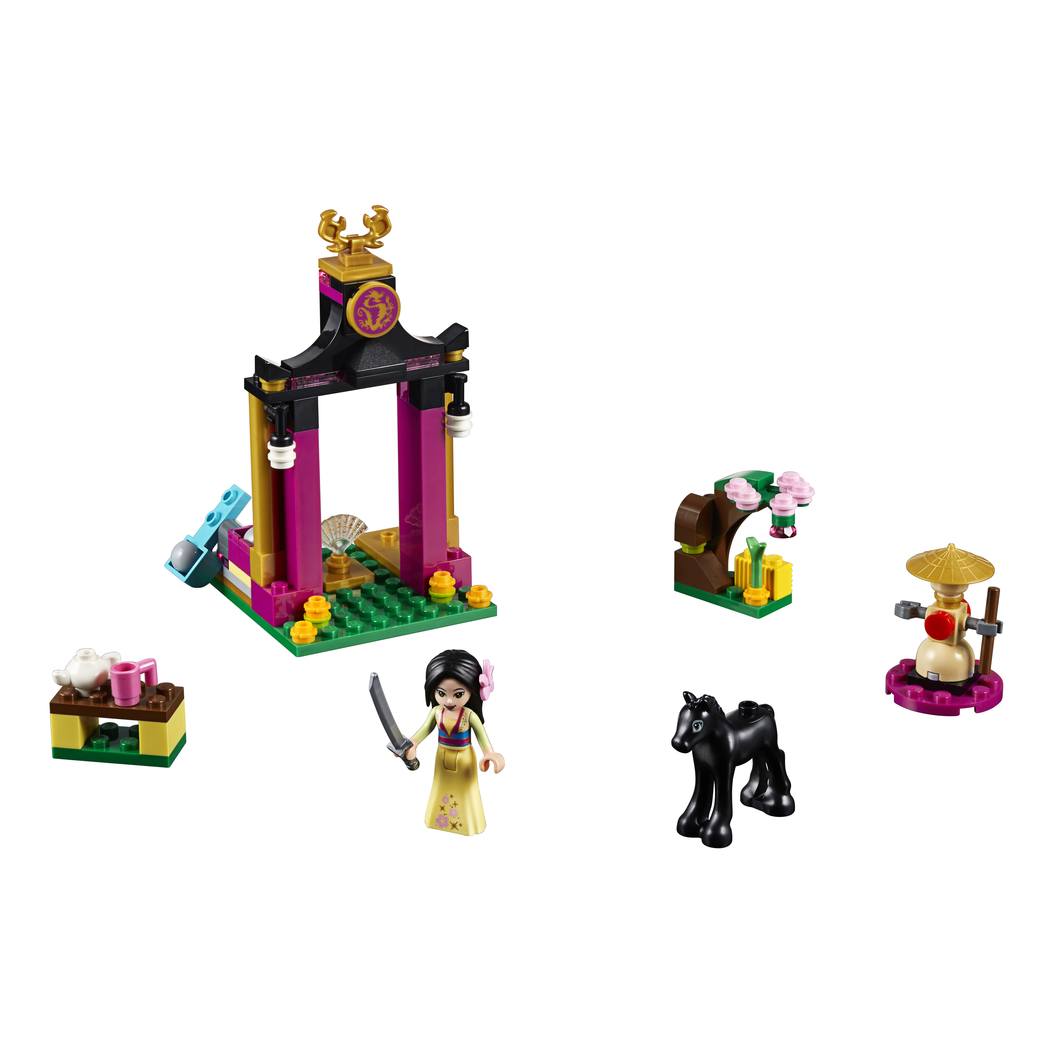 Конструктор LEGO Disney Princess Учебный день Мулан (41151) конструктор lego disney princess 41163 башенка рапунцель