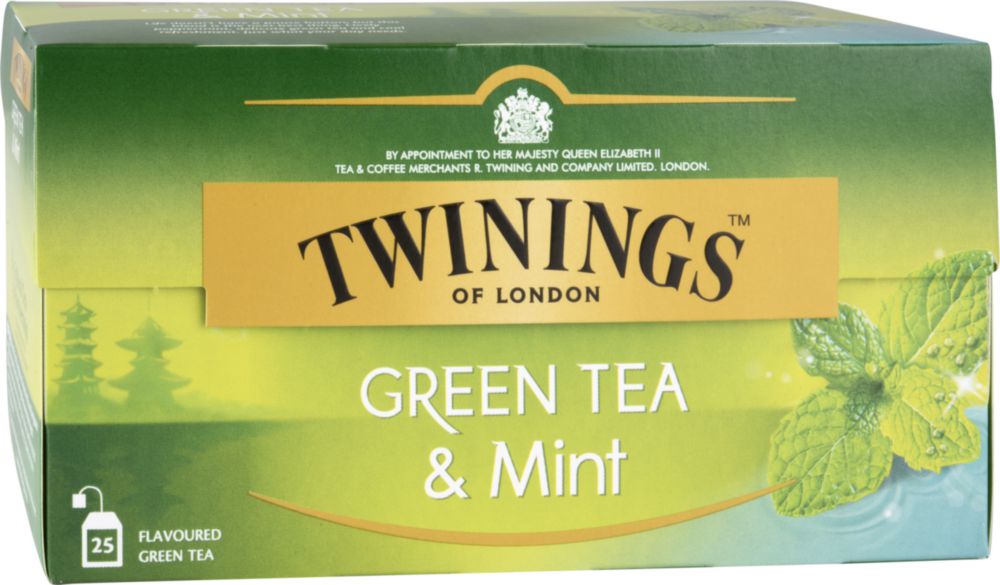 

Чай зеленый Twinings с мятой 25 пакетиков