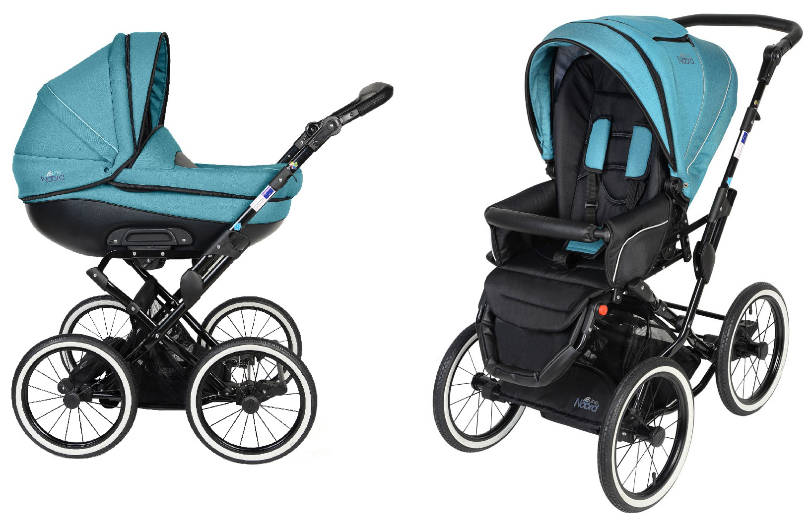 

Коляска 2 в 1 Noordline Оlivia Classic aqua, Оlivia Classic