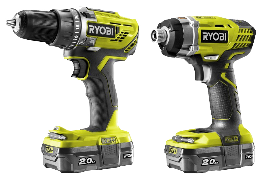 фото Набор ryobi one+ r18ddid-220s