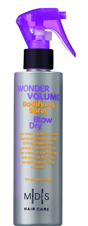 фото Спрей для волос mades cosmetics wonder volume bodyfying spray blow dry, 200 мл