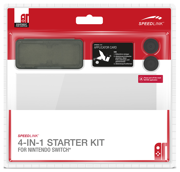 Набор аксессуаров для приставки SPEEDLINK SL-330601-BK для Nintendo Switch