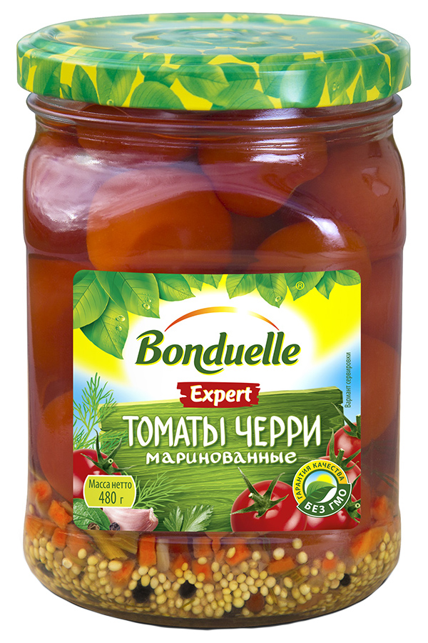 

Томаты Bonduelle expert черри маринованные 480 г, черри