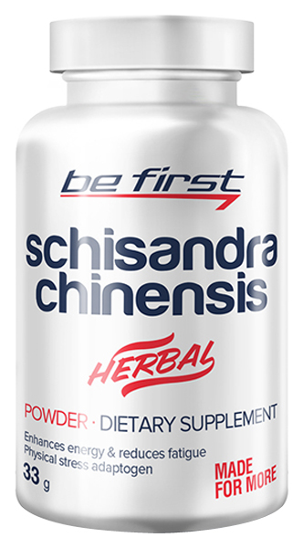 фото Добавка для нервной системы be first schisandra chinensis powder 33 г натуральный