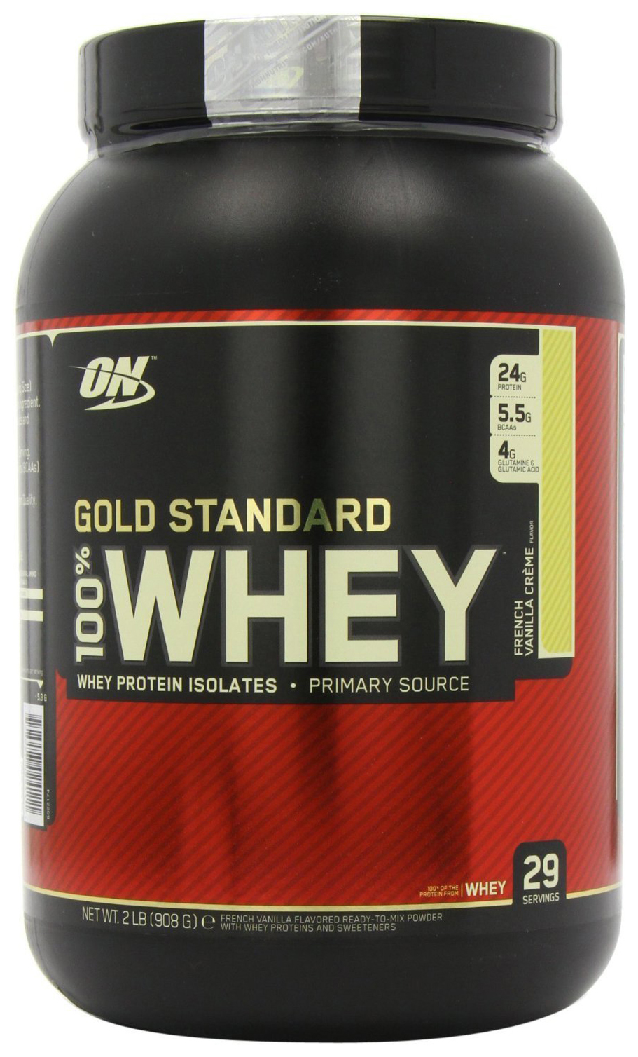 фото Протеин optimum nutrition 100% whey gold standard, 908 г, french vanilla creme