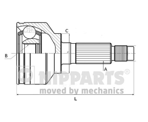 

Шрус Nipparts N2822168
