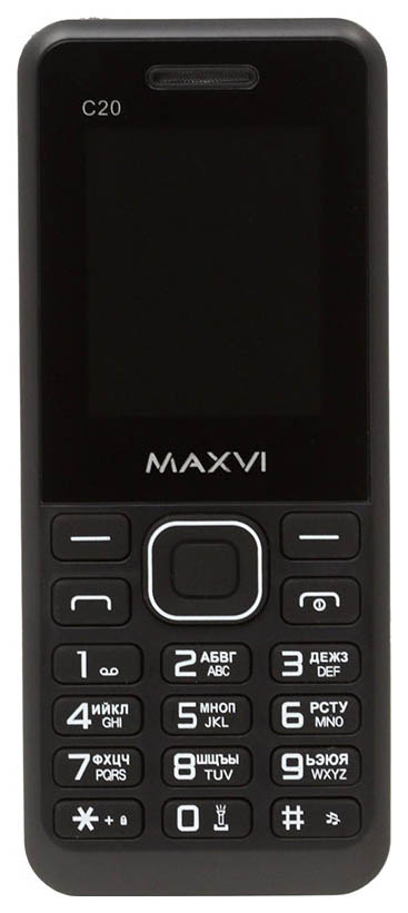 фото Мобильный телефон maxvi c20 black