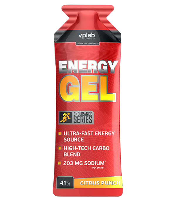 фото Энергетический гель vplab energy gel, 41 г, citrus punch