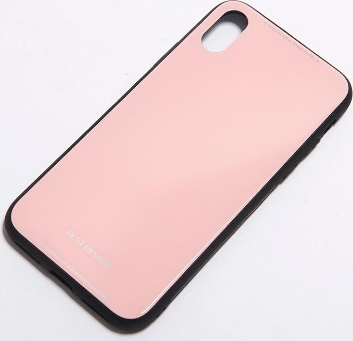 фото Чехол tfn для iphone x glass pink