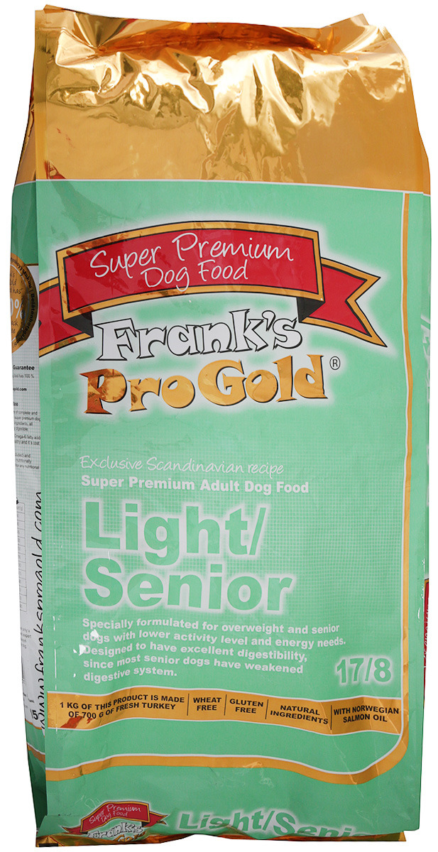 фото Сухой корм для собак frank's progold light/senior, индейка, курица, 15кг