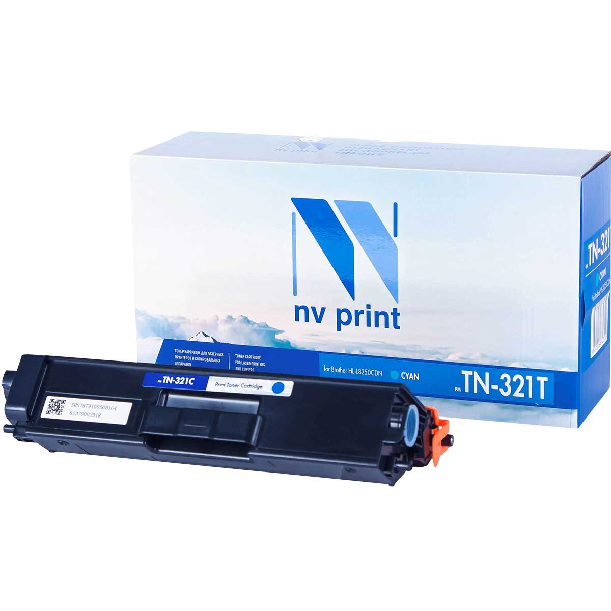 Картридж для лазерного принтера NV Print TN321TC, голубой