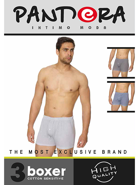 

Трусы мужские мужские Pandora PD разноцветные M, PD 1838 (3 шт.) boxer