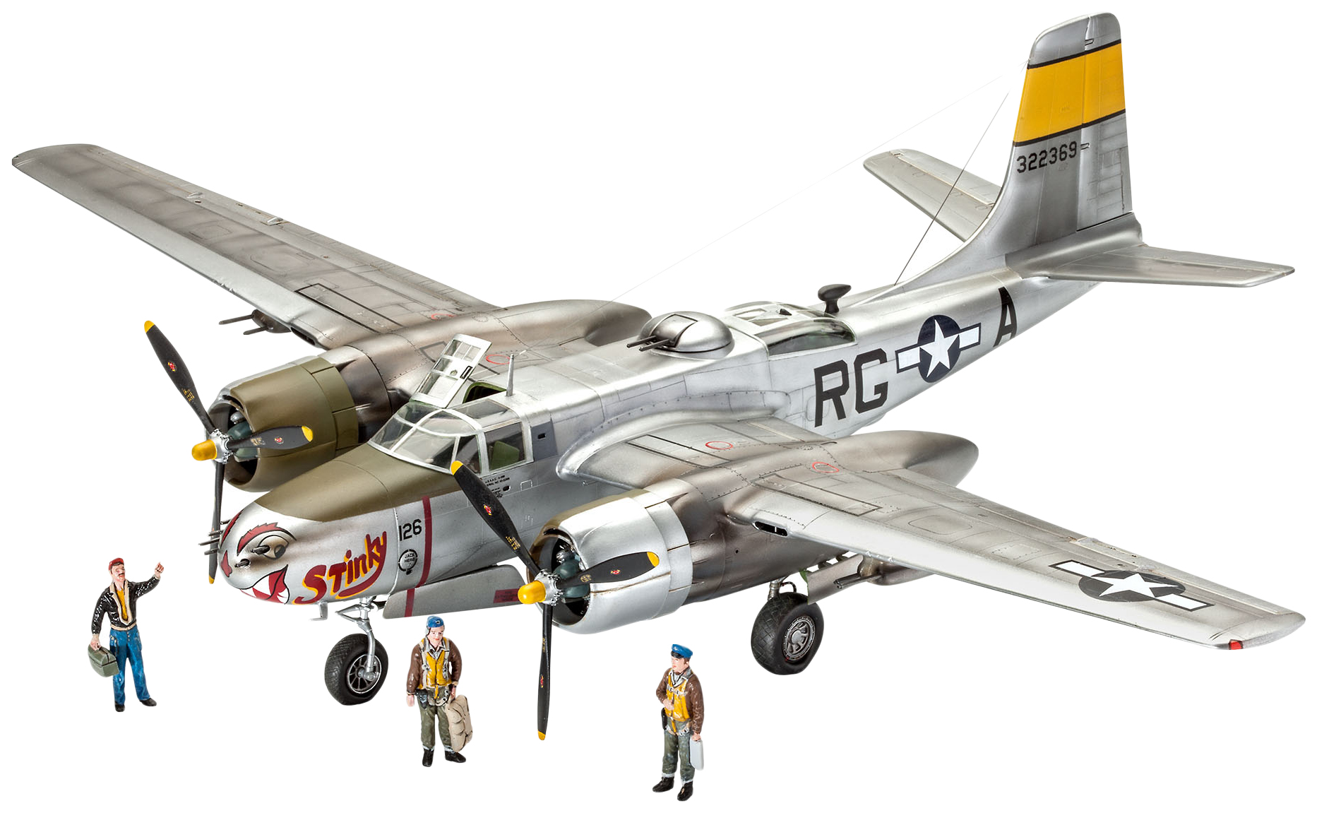 

Сборная модель самолета A-26B Invader, 1:48 Revell