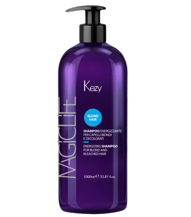 Купить Шампунь KEZY укрепляющий для светлых и обесцвеченных волос 1000мл, Линия MAGIC LIFE BLOND