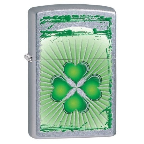

Бензиновая зажигалка Zippo Clover 28659 Satin Chrome, Clover 28659
