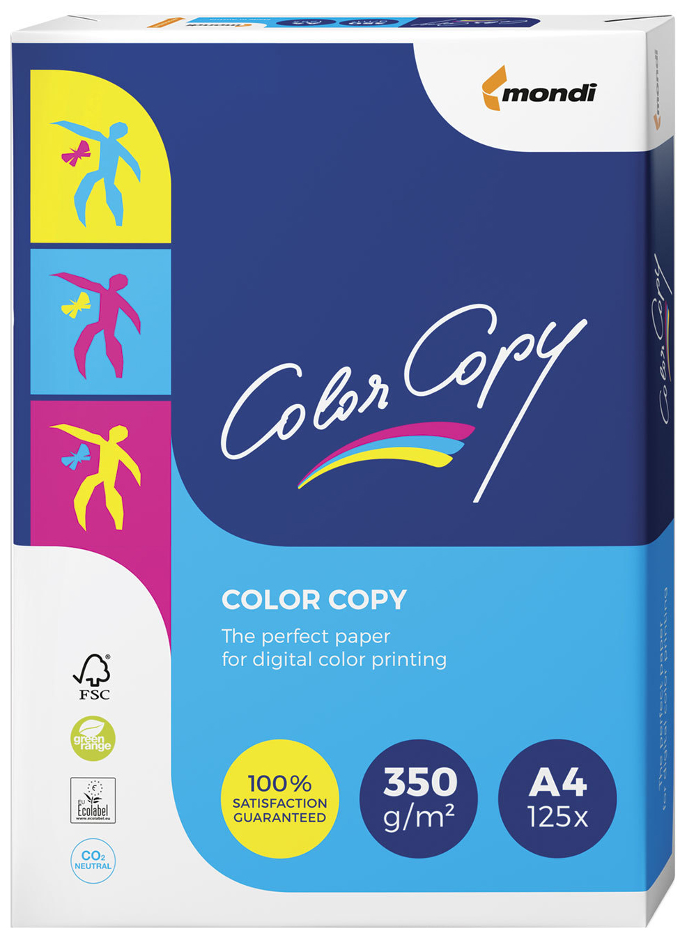 Бумага Color Copy А4, 350 г/м2, 125 л, А++, 161% (CIE)