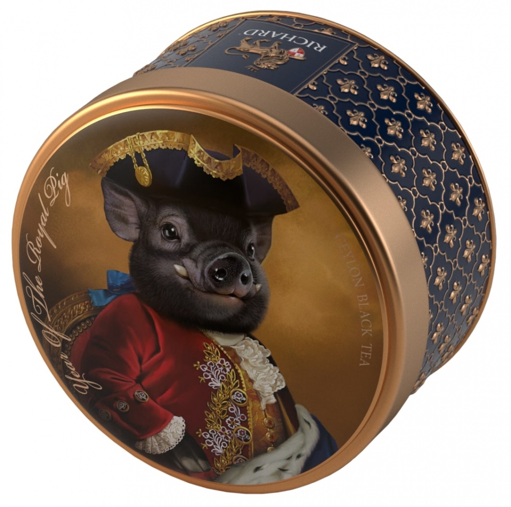 

Чай Richard The Royal Pigs черный листовой 40 г