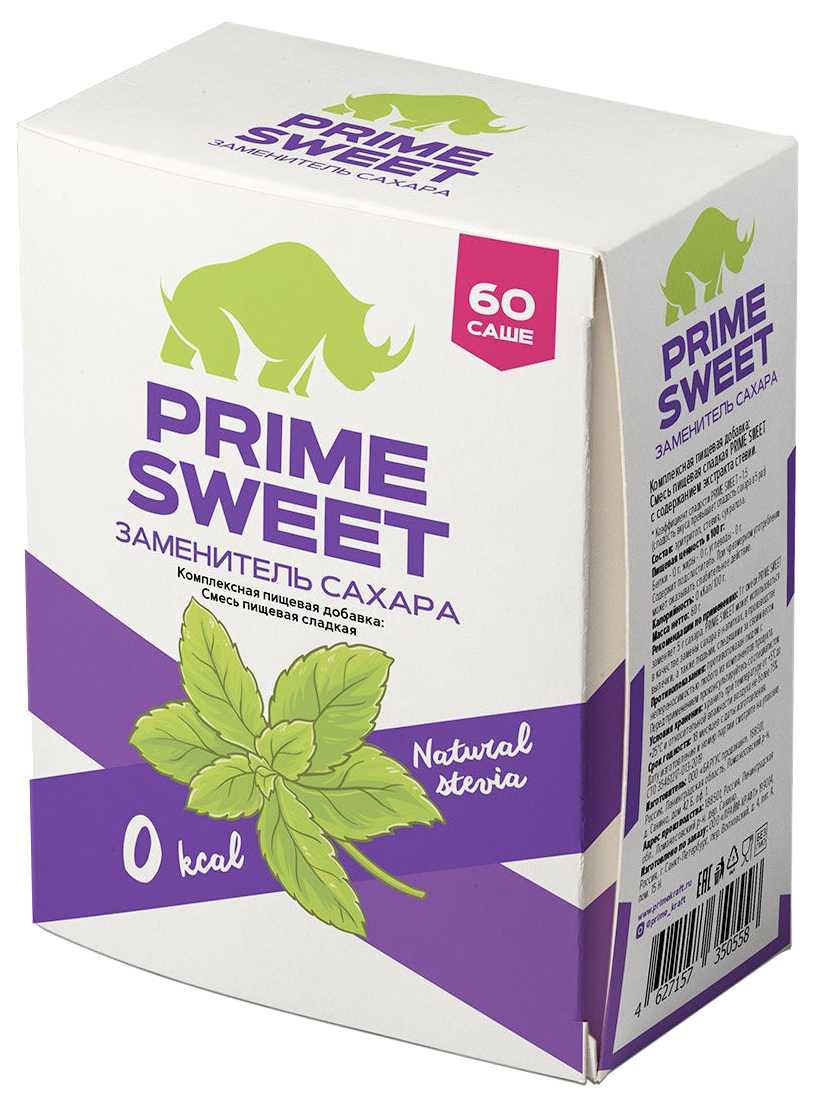 фото Заменитель сахара prime kraft prime sweet с содержанием экстракта стевии