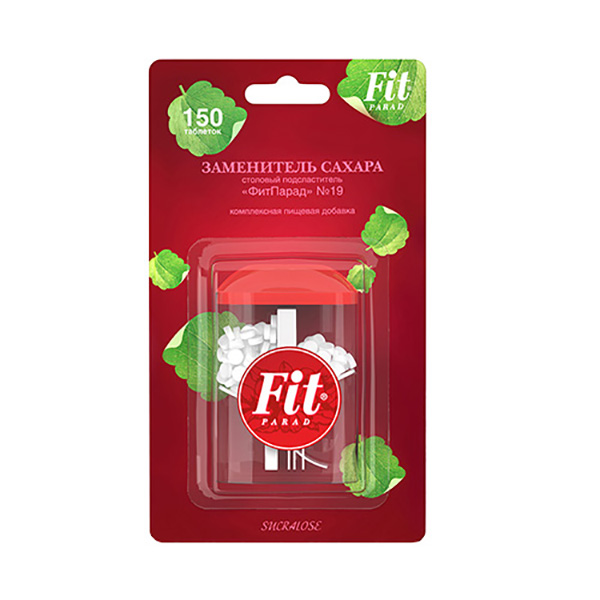 

Заменитель сахара Fit Parad на основе сукралозы и стевии №19