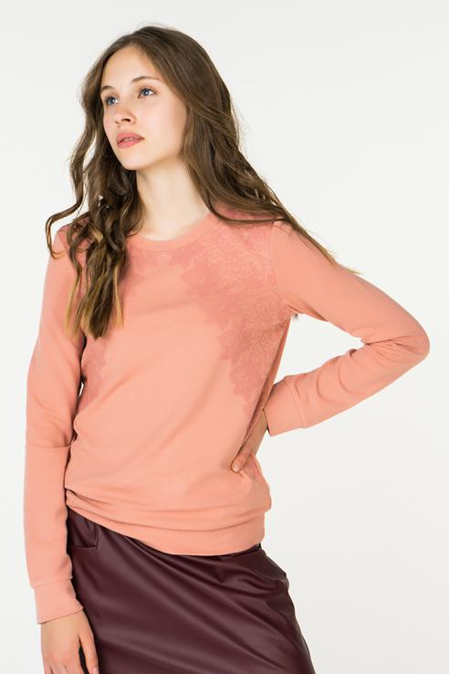 

Джемпер женский Sela розовый, ST-113/948-8321