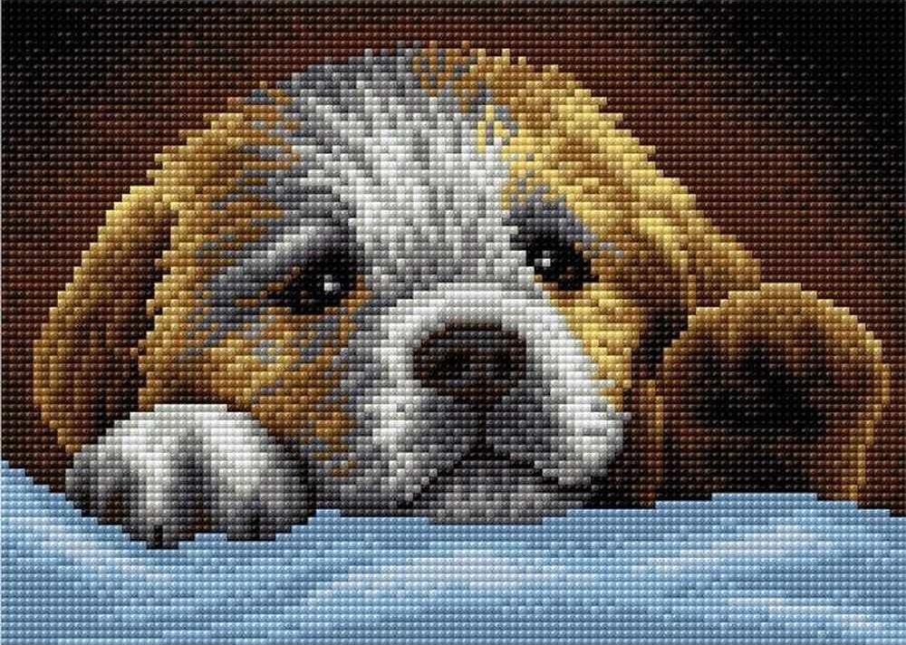 

Алмазная вышивка Вышиваем бисером Давай дружить (на магнитной основе), 20x28,5 см, Давай дружить (на магнитной основе)