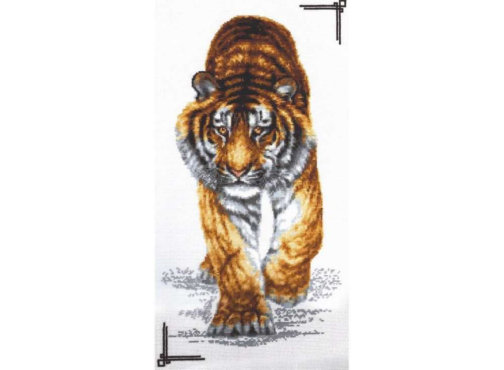 фото Набор для вышивания палитра поступь тигра