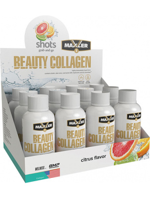 фото Maxler beauty collagen shots citrus 12 x 60 мл