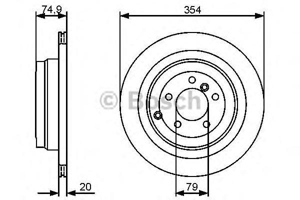 фото Тормозной диск bosch 0986479479