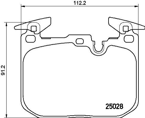 

Комплект тормозных колодок Brembo P06088