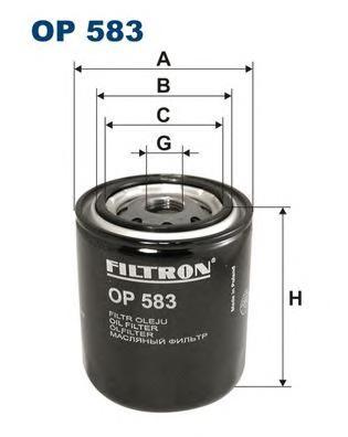 фото Фильтр масляный filtron op583