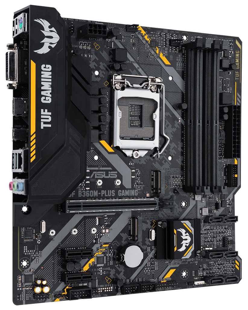 

Материнская плата ASUS TUF B360M-Plus Gaming, TUF B360M-Plus Gaming