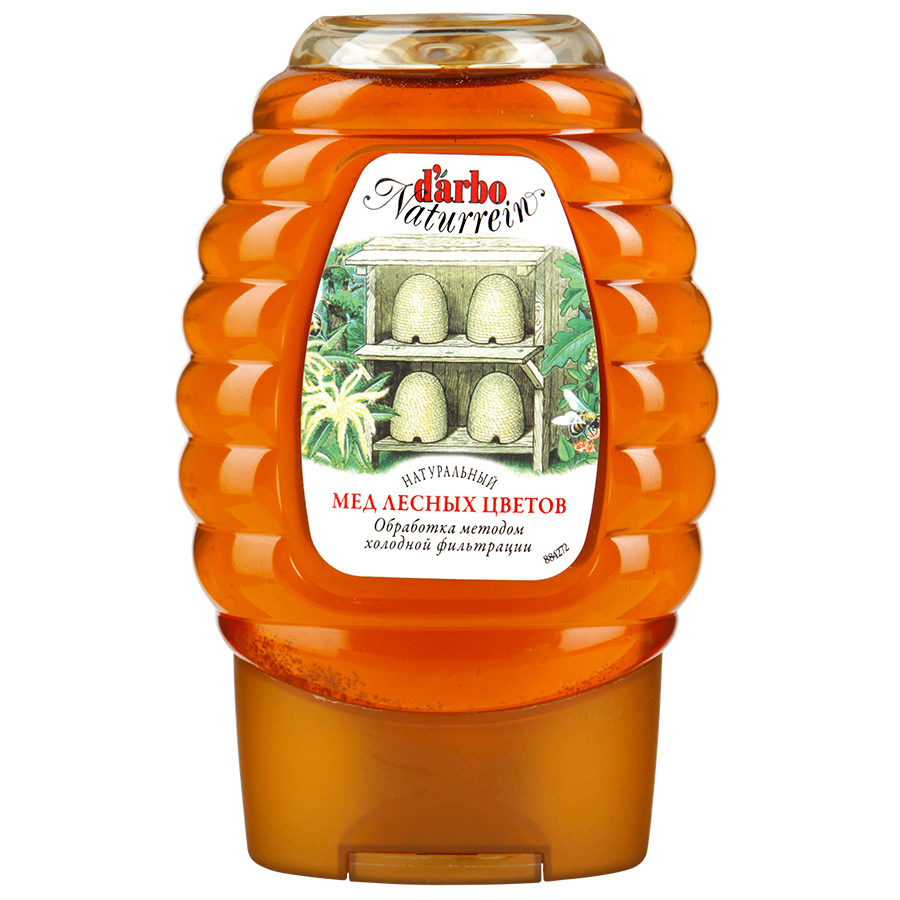 

Мед D'arbo натуральный лесных цветов 300 г, натуральный