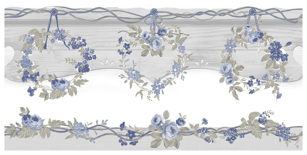 

Бордюр Parato Fiori Country 2594