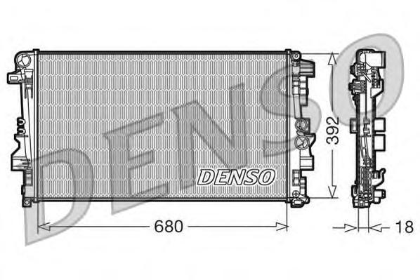

Радиатор Denso DRM17012