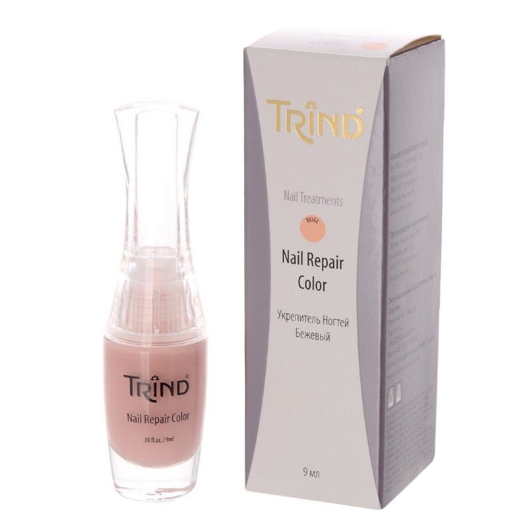 фото Средство для ухода за ногтями trind nail repair beige 9 мл