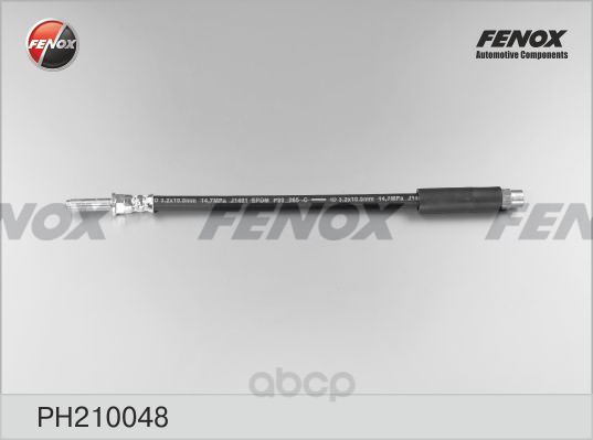 фото Шланг тормозной системы fenox ph210048 задний