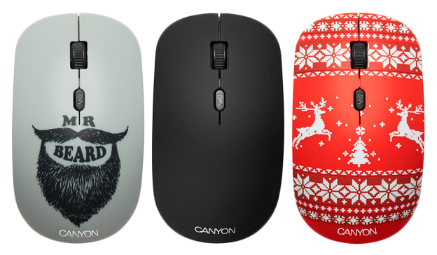

Беспроводная мышь CANYON CND-CMSW521BJ Red/Grey, CND-CMSW521BJ