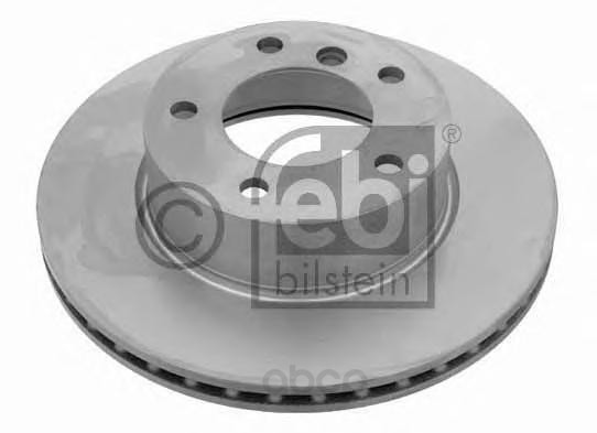 фото Тормозной диск febi передний для bmw 1 e81, e87 1.6, 2.0 2004- 23535