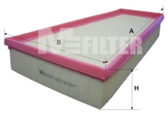 

Фильтр воздушный MFILTER K 423