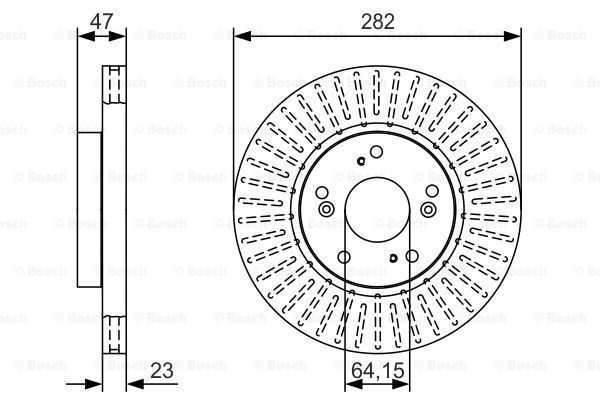 фото Тормозной диск bosch 0986479t17