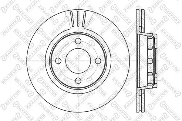 фото Тормозной диск stellox 6020-4740v-sx